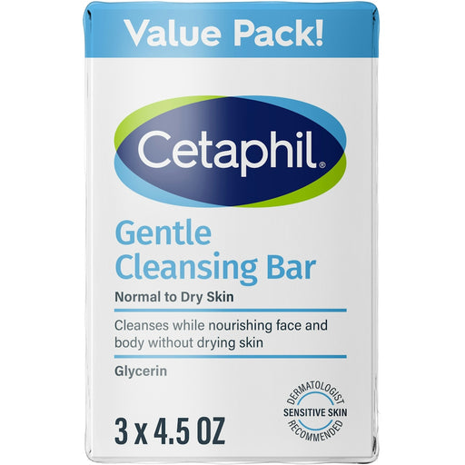 Cetaphil Cetaphil Gentle Cleansing Bar Value Pack!, 4.5 Oz Health & Beauty Lavender