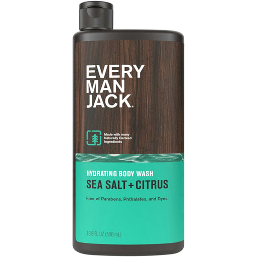 Every Man Jack Every Man Jack Hydrating Sea Salt + Citrus Body Wash 16.9 Fl Oz Body Wash Dark Slate Gray