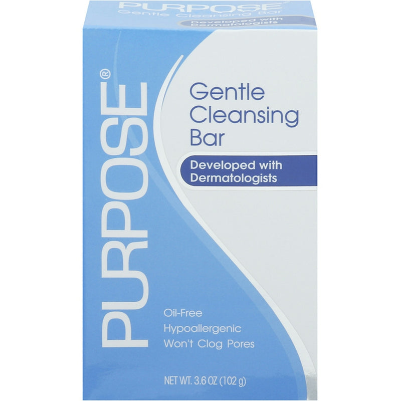 Purpose Purpose Cleansing Bar, Gentle, Oil Free, Hypoallergenic 3.6 Oz Bar Soap Lavender