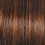 VIP Extensions HairUWear Chick It Up Wig Wig Dark Olive Green R829S+ Glazed Hazelnut
