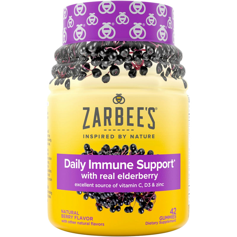 Zarbee's Zarbee's® Daily Immune Support – Real Elderberry Gummies Vitamins & Supplements White Smoke