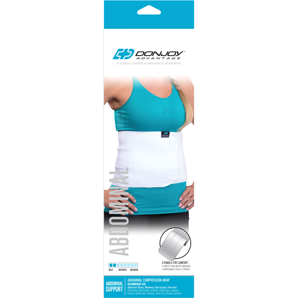 Donjoy Advantage Donjoy Advantage Abdominal Support – Small-medium First Aid White Smoke