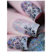 UberChic Beauty Elements of Love Stamping Plate Dark Gray