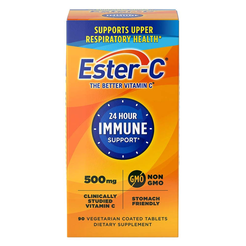Ester C Ester C 500 Mg, Vitamin Supplement Coated Tablets 90 ct Vitamins & Supplements Goldenrod