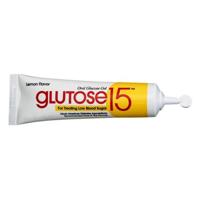 Glutose Glutose 15 Oral Glucose Gel Lemon 37.5g Vitamins & Supplements White Smoke