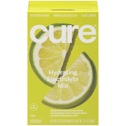 Cure Cure Hydration Lime Hydrating Electrolyte Mix Limes Dark Khaki