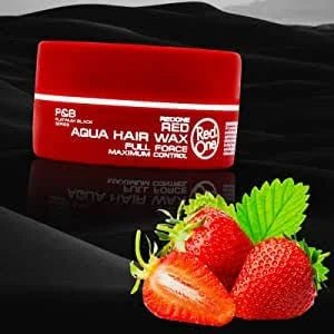 VIP Extensions Red One Max Control Matte Hair Wax, Argan Hair Wax Black MINI 1.69
