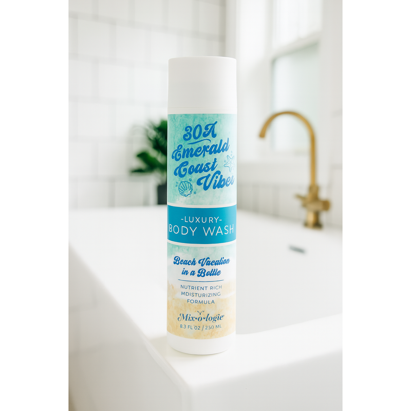 MIXOLOGIE Mixologie Luxury Body Wash Women's Body Wash Lavender Bare (seductive saffron),Free (ocean mist),Glow (endless ember),Lavish (white lavender),Sultry (wild musk),Tempted (coconut kiss),Tenacious (crisp vanilla),Tender (fruity),Princess,30A Emerald Coast Vibes,Drifter,Lake-aholic,Peak,Salt & Sol