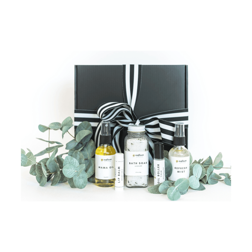 Sunflower Motherhood Self Care Gift Box Bath & Body Gift Set Dark Slate Gray