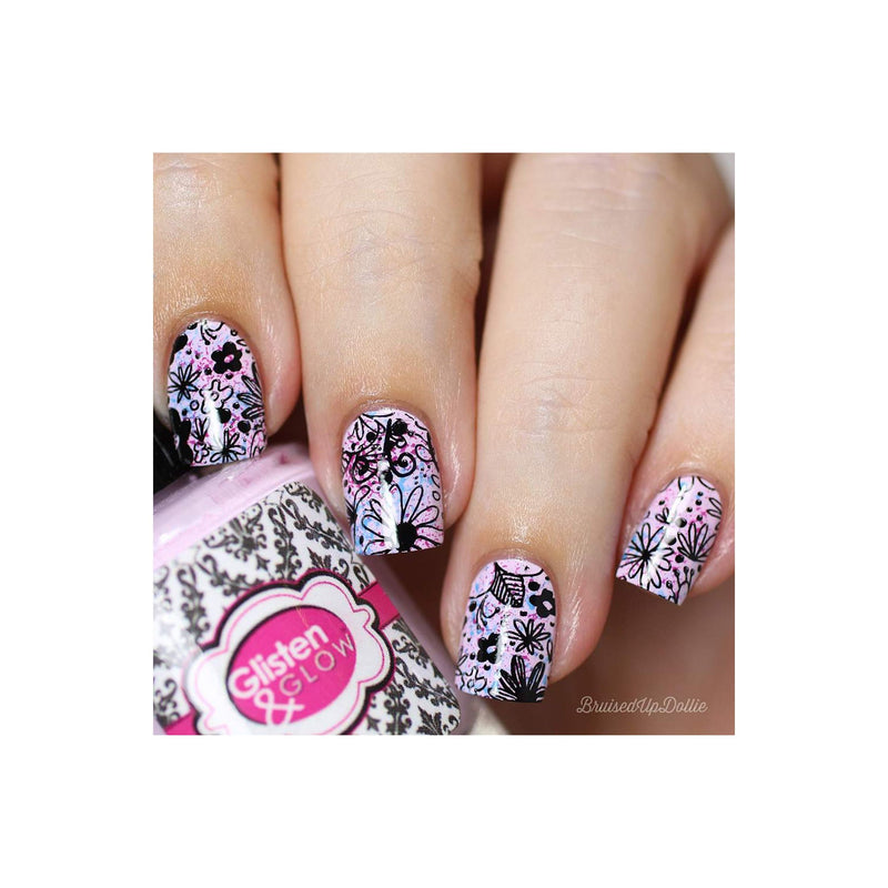 UberChic Beauty Collection 27 Stamping Plate Gray