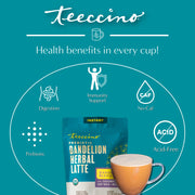 Teeccino Instant Dandelion Herbal Latte Instant Latte Dark Cyan Instant Latte