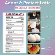 Teeccino Miraculous Mushrooms® Adapt & Protect Instant Herbal Latte Instant Latte Dark Gray Instant Latte
