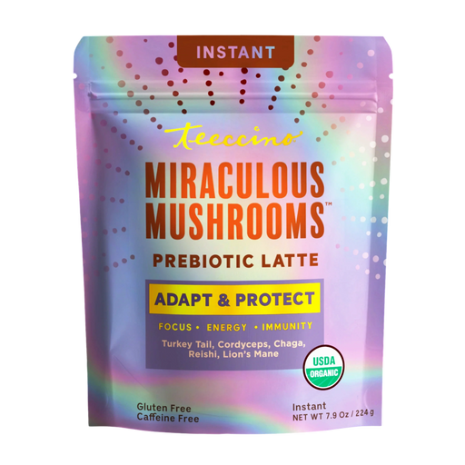 Teeccino Miraculous Mushrooms® Adapt & Protect Instant Herbal Latte Instant Latte Black Instant Latte