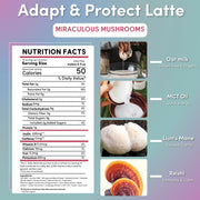 Teeccino Miraculous Mushrooms® Adapt & Protect Instant Herbal Latte Instant Latte Dark Gray Instant Latte