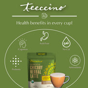 Teeccino Instant French Roast Herbal Latte Instant Latte Olive Drab Latte