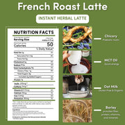 Teeccino Instant French Roast Herbal Latte Instant Latte Olive Drab Latte