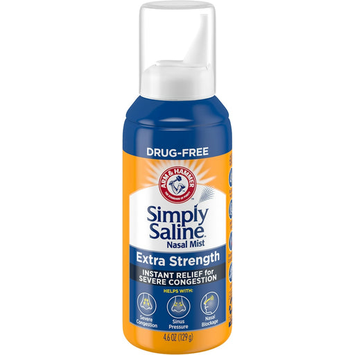 Simply Saline Simply Saline Arm & Hammer Extra Strength Nasal Relief Mist Health & Beauty White Smoke