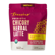 Teeccino Instant Vanilla Nut Herbal Latte Instant Latte Brown Instant Latte