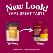 Teeccino Instant Hazelnut Herbal Latte Instant Latte Brown Instant Latte