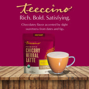 Teeccino Instant Mocha Herbal Latte Instant Latte Brown Instant Latte