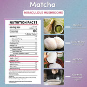 Teeccino Miraculous Mushrooms® Matcha Latte Instant Latte White Smoke Latte