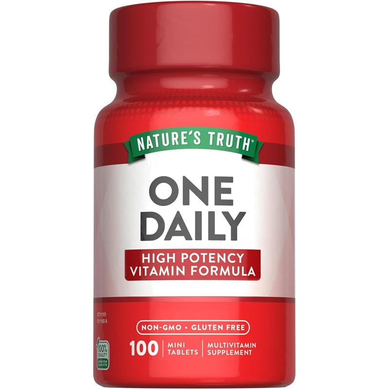 Nature's Truth Nature's Truth One Daily Essential Multivitamin 100 Tablets Vitamins & Supplements White Smoke
