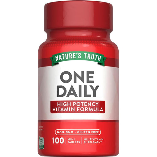 Nature's Truth Nature's Truth One Daily Essential Multivitamin 100 Tablets Vitamins & Supplements White Smoke