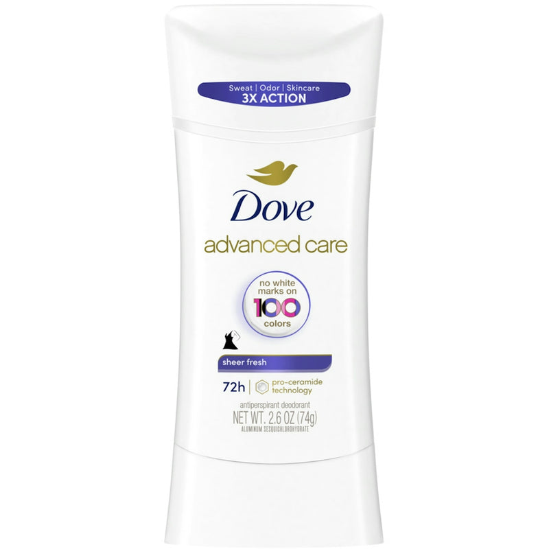 Dove Dove Advanced Care Invisible Antiperspirant Deodorant Stick Sheer Fresh, 2.6 Oz Deodorant & Anti-Perspirant White Smoke