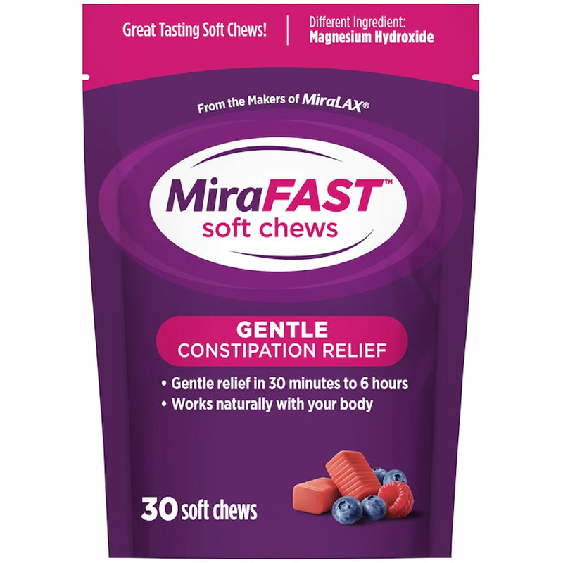 MiraFast MiraFast Constipation Relief, Gentle, Soft Chews Health & Beauty Dark Slate Blue