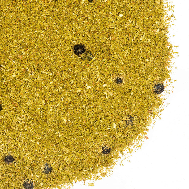 SiberianGreen.com White Pine Needle Tea Loose Powder with Juniper Berries 200g – 100% Natural & Organic from Siberian Green Tea & Infusions Dark Goldenrod