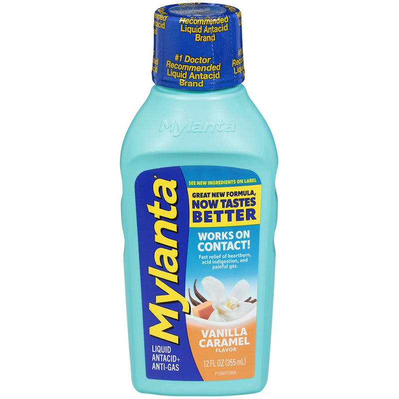 Mylanta Mylanta  Lq 355Ml  Vanilla Caramel Health & Beauty White Smoke