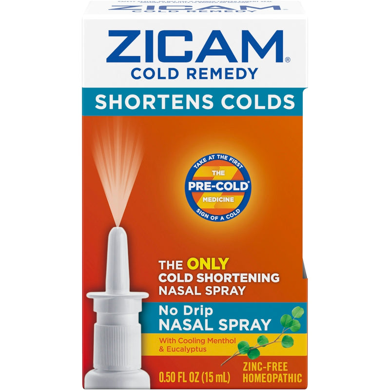 Zicam Zicam Cold Remedy, No Drip Nasal Spray, 0.50 Fl Oz (15 Ml) Health & Beauty White Smoke