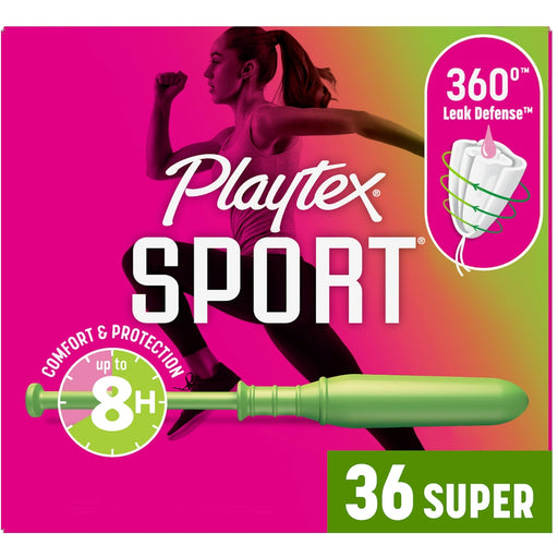 Playtex Playtex Sport Tampons, Super Absorbency, Unscented - 36 Count Tampons Deep Pink