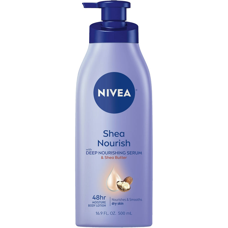 Nivea Nivea Body Lotion Shea Butte, Smooth Daily Moisture Dry Skin Body Lotion White Smoke