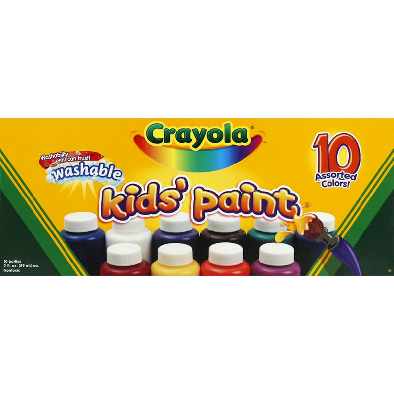 Crayola Crayola Washable Kids Paint Bottles  10 Paint Orange