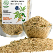 SiberianGreen.com Organic Siberian Ginseng Powder with 10% Ginkgo Biloba Tea & Infusions White Smoke