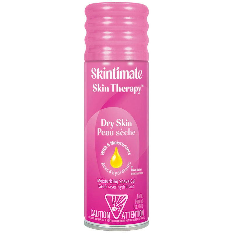 Skintimate Skintimate Skin Therapy Dry Moisturizing Shave Gel - 7 Ounce Shave Gel Pale Violet Red