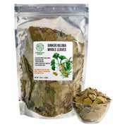 SiberianGreen.com Organic Ginkgo Leaf Tea – 200g Premium Ginkgo Biloba Leaves with Sea Buckthorn Tea & Infusions White Smoke