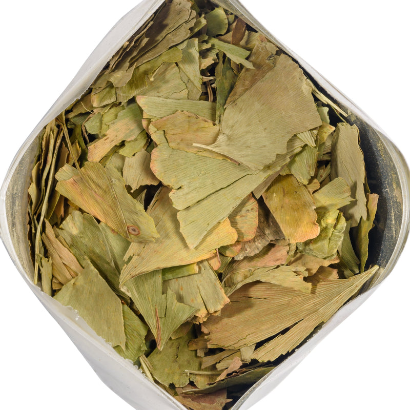 SiberianGreen.com Organic Ginkgo Leaf Tea – 200g Premium Ginkgo Biloba Leaves with Sea Buckthorn Tea & Infusions White Smoke
