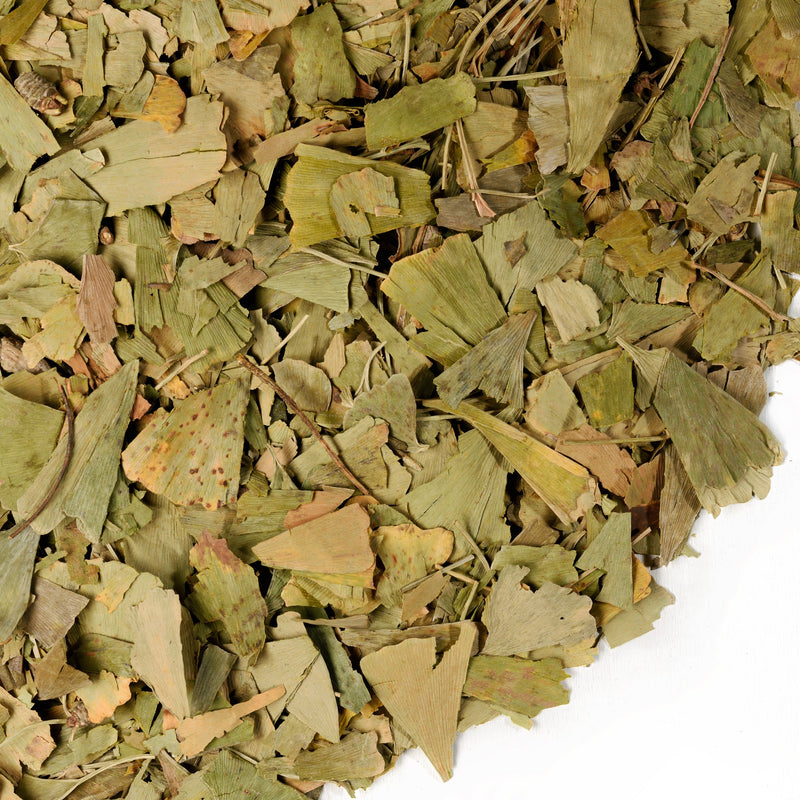 SiberianGreen.com Organic Ginkgo Leaf Tea – 200g Premium Ginkgo Biloba Leaves with Sea Buckthorn Tea & Infusions White Smoke
