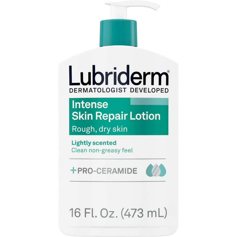 Lubriderm Lubriderm Intense Skin Repair Lotion with Pro-Ceramide & Vitamin E - 16 fl oz Pump Lotion & Moisturizer White Smoke