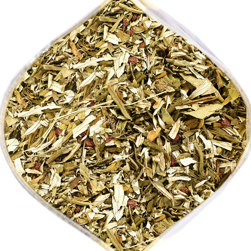 SiberianGreen.com Siberian Green Sea Buckthorn Tea with Black Currant Leaves – Wild-Harvested & Caffeine-Free Tea & Infusions White Smoke