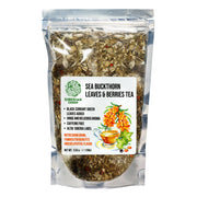 SiberianGreen.com Siberian Green Sea Buckthorn Tea with Black Currant Leaves – Wild-Harvested & Caffeine-Free Tea & Infusions White Smoke