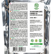 SiberianGreen.com Siberian Green Sea Buckthorn Tea with Black Currant Leaves – Wild-Harvested & Caffeine-Free Tea & Infusions White Smoke
