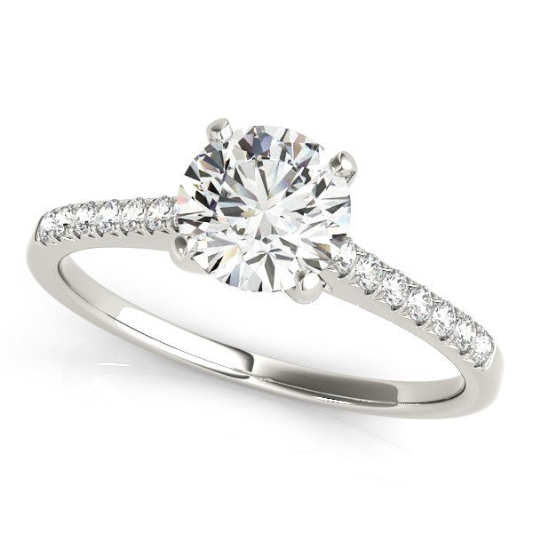 Bids.com 14k White Gold Single Row Scalloped Set Diamond Engagement Ring (1 1/8 cttw) Rings White Smoke 3 / White Gold,3.5 / White Gold,4 / White Gold,4.5 / White Gold,5 / White Gold,5.5 / White Gold,6 / White Gold,6.5 / White Gold,7 / White Gold,7.5 / White Gold,8 / White Gold,8.5 / White Gold,9 / White Gold