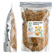 SiberianGreen.com Siberian Green Calendula & Chamomile Tea – Wild Harvested Caffeine-Free (227g / 8 oz) Tea & Infusions White Smoke