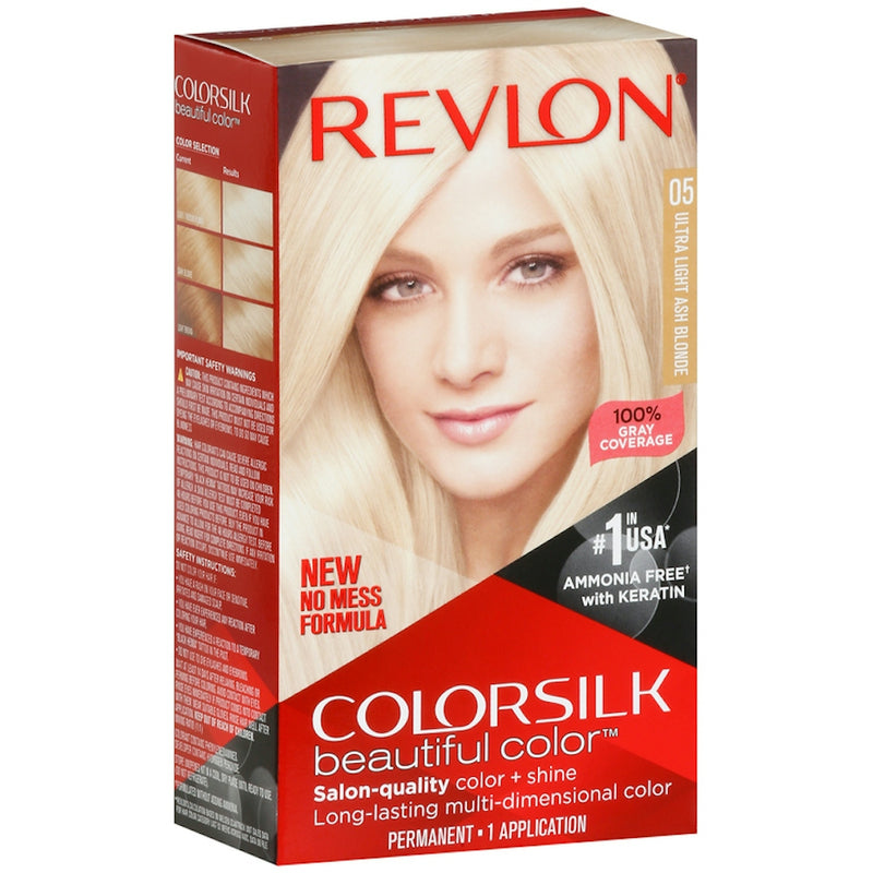 Revlon Revlon ColorSilk Beautiful Color™ – Ultra Light Ash Blonde (05) Hair Color Bisque