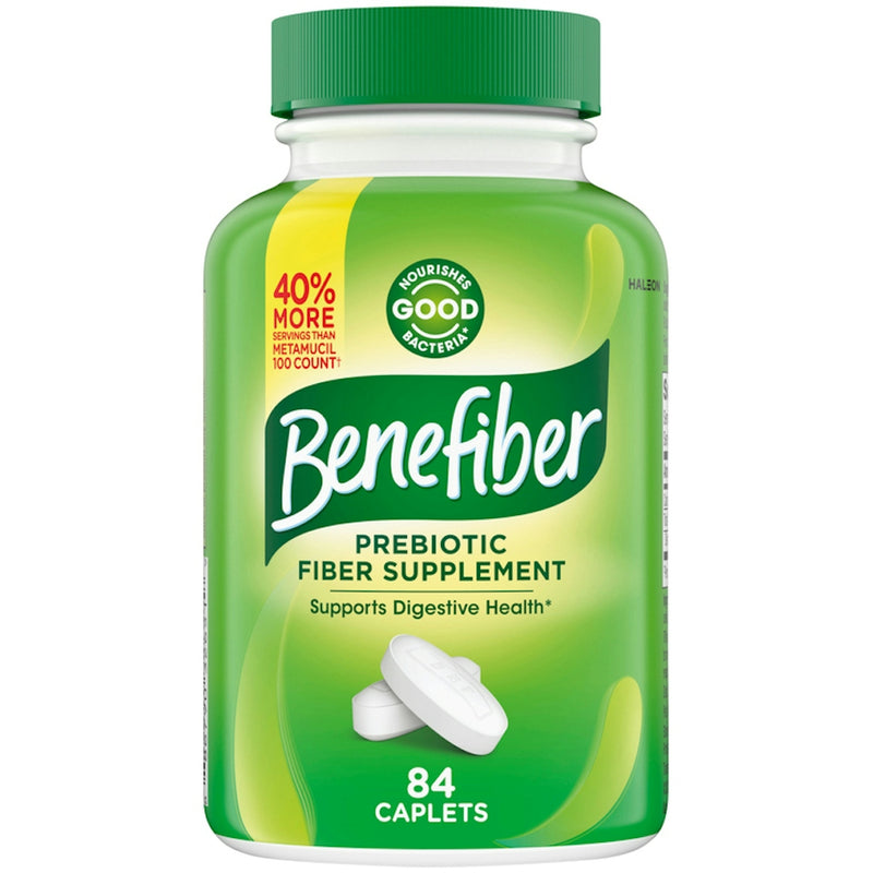 Benefiber Benefiber Prebiotic Fiber Supplement – 84 Coated Caplets Vitamins & Supplements White Smoke