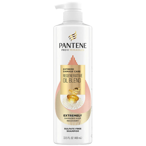 Pantene Pantene Shampoo, Extreme Damage Care 13.5 Fl Oz Shampoo White Smoke