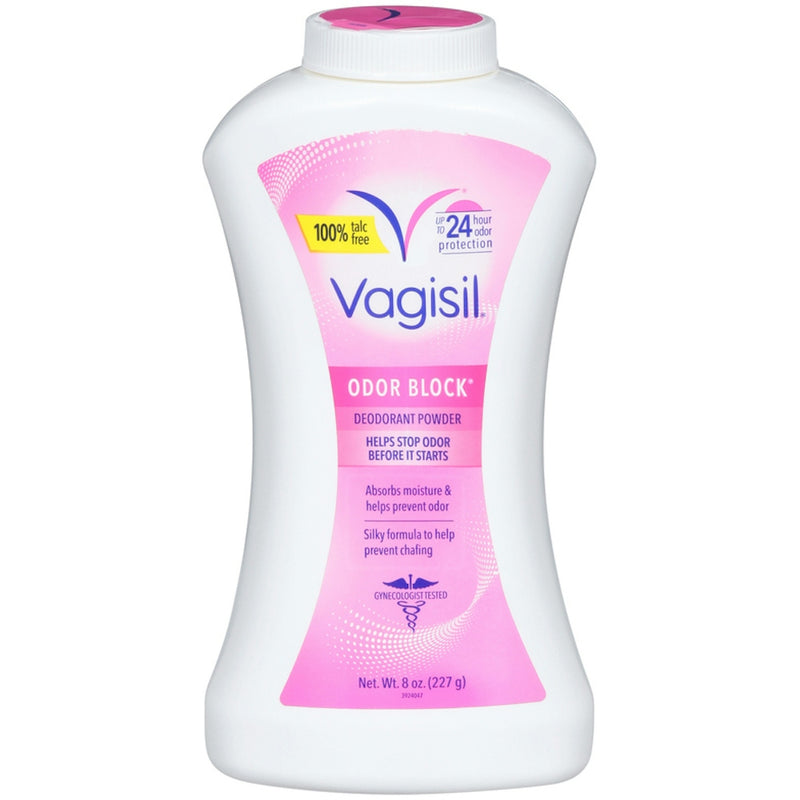 Vagisil Vagisil Odor Block Daily Intimate Deodorant Powder, Talc-Free, 7 oz Personal Care White Smoke